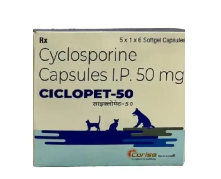 Ciclopet 50 Mg Capsules 6 Capsules