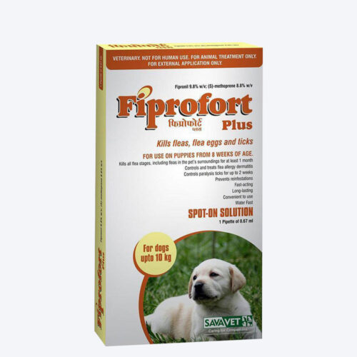 Fiprofort Plus Spot on for Dogs Upto 10 Kg