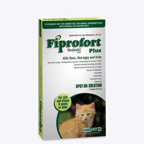Fiprofort Plus Spot on for Cats and Kittens 8 weeks or older