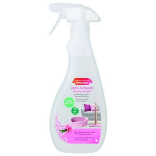 Beaphar Active Foam Probiotic Stain & Odor Remover for Dogs and Cats 500 Ml