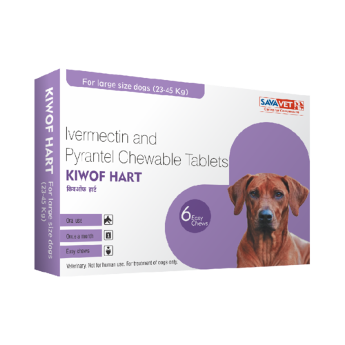 Kiwof Hart Tablet for Large Size Dogs 23-45 Kg