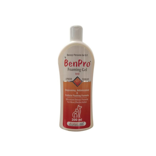Benpro Foaming Gel (Benzoyl Peroxide) for Dogs and Cats