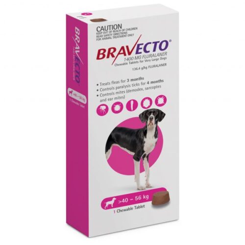 Bravecto 1400 Mg Tablet 40-56 Kg