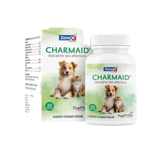 Charmaid Oral Aid for Skin Infection for Dogs and Cats 30 Capsules