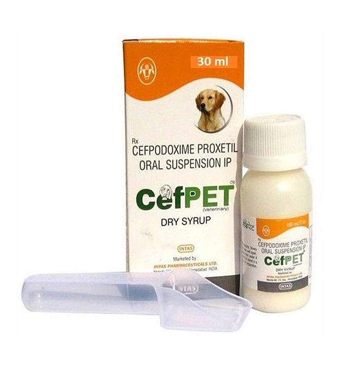 Cefpet Dry Syrup (Cefpodoxime Proxetil) for Dogs and Cats 30 Ml