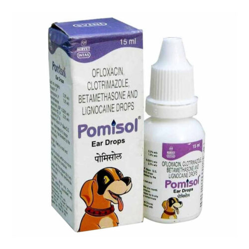 Pomisol Ear Drops 15 Ml for Pets