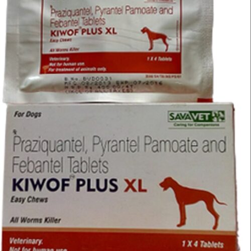 Kiwof Plus XL Deworming Tablets for Dogs