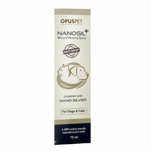 Nanosil Plus Wound Healing Spray for Dogs and Cats 75 Ml