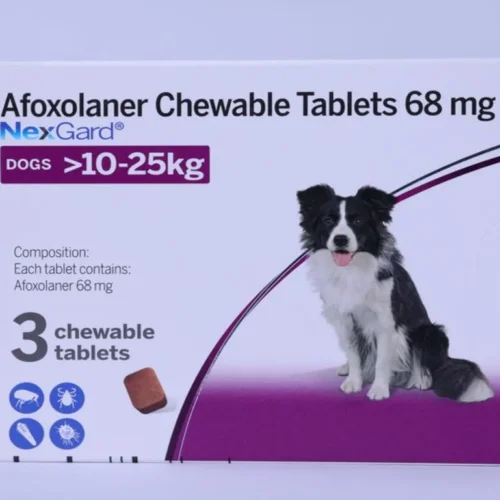Nexgard Chewable Tablets for Dogs 10-25 Kg Pack of 3 Tablets