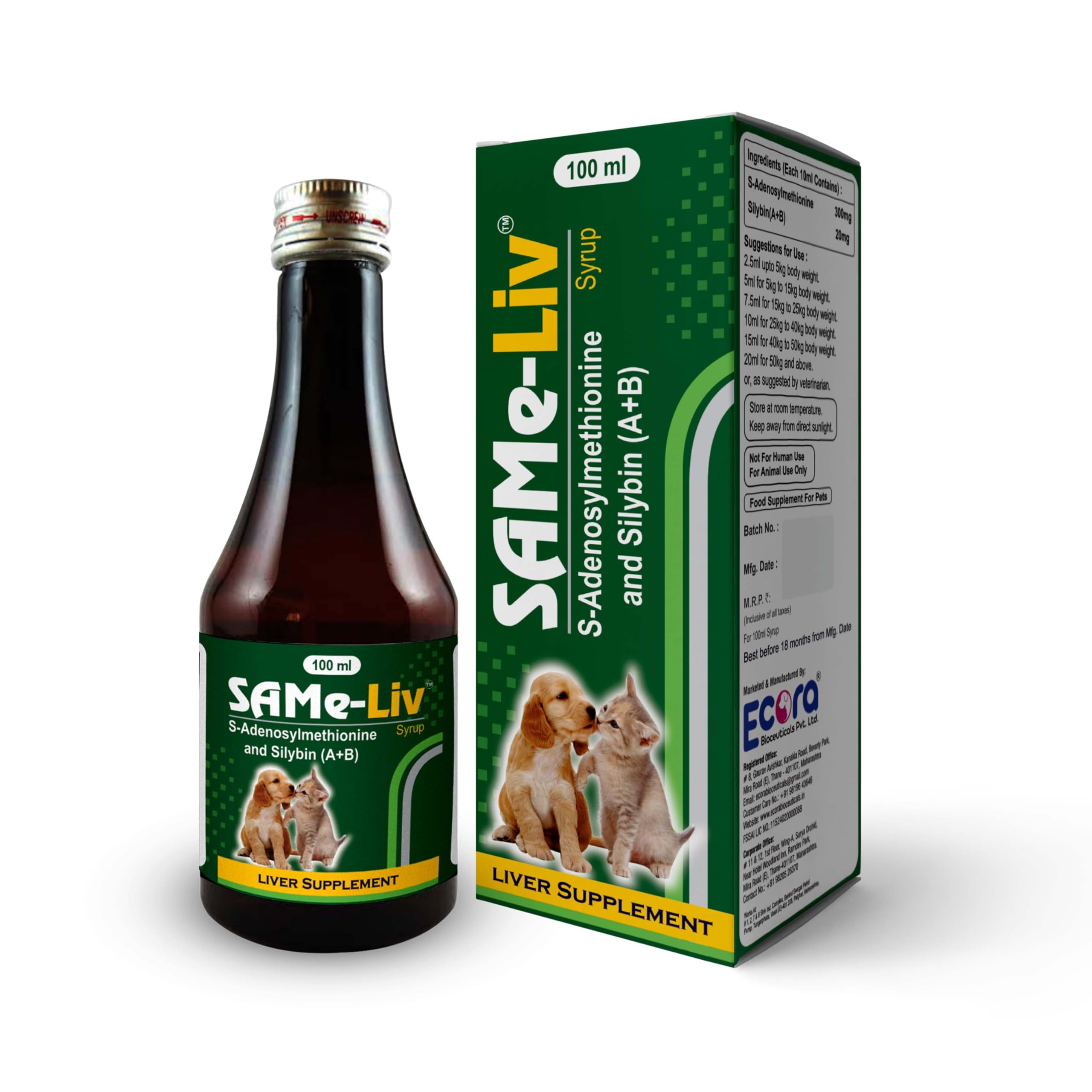 MPS Same Liv Syrup 100 Ml for Dogs