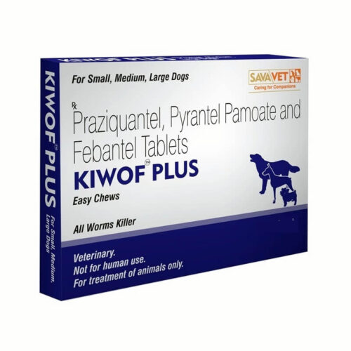Kiwof Plus Deworming Tablets for Small Medium and Large Dogs