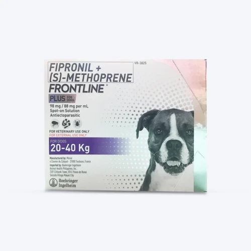 Frontline Plus Spot On Flea & Tick Solution For Dogs - Large Breed (Over 20 Upto 40 kg)