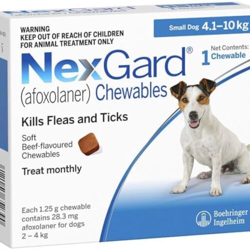 Nexgard Chewable Tablets For Medium Dogs(4-10Kg)
