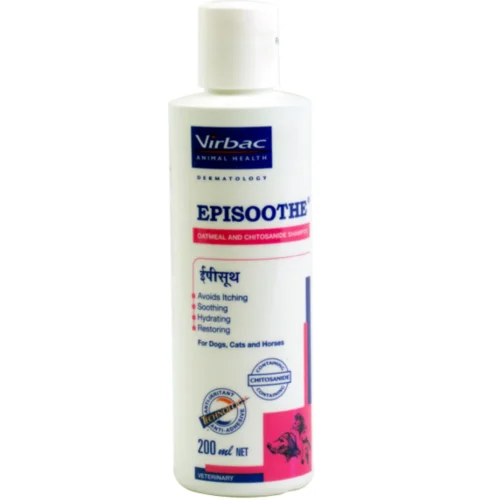 Virbac Episoothe Oatmeal Shampoo for Dogs & Cats 200ml