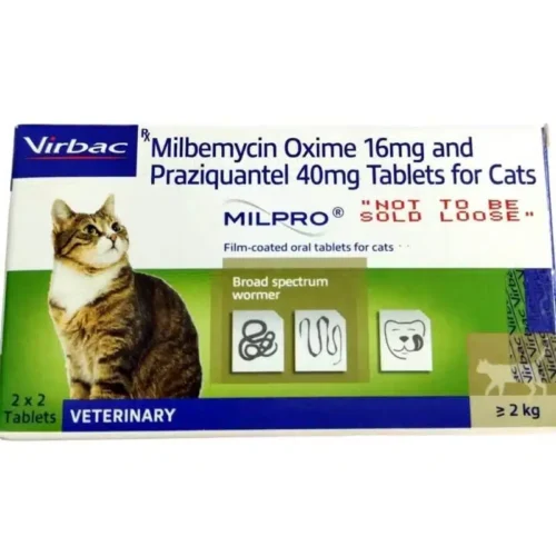 Virbac Milpro Deworming Tablets for Cats