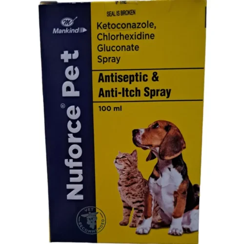 Nuforce Pet Antiseptic & Anti-Itch Spray 100 Ml