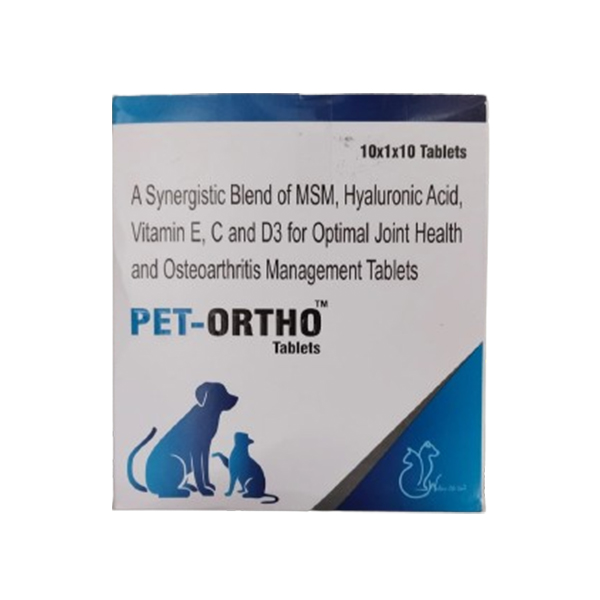 Pet Ortho Tablet for Dogs and Cats 10 Tablets