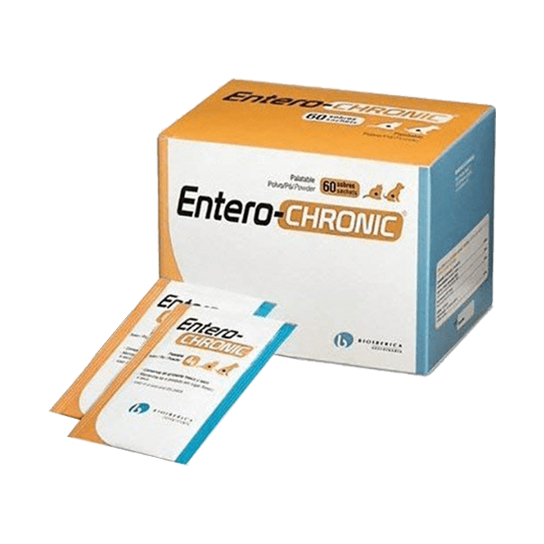 Entero Chronic Pre & Probiotics Gut Health Powder for Dogs and Cats 60 Sachets