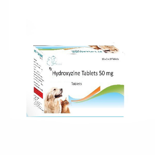 Pet- Hydroxi 50 Mg for Dogs and Cats 10 Tablets