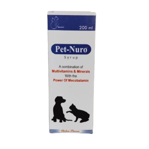 Pet- Nuro Syrup for Dogs and Cats 200 Ml
