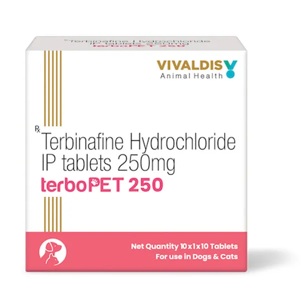Terbopet 250mg (Terbinafine) Tablets for Dogs & Cats 10 Tablets