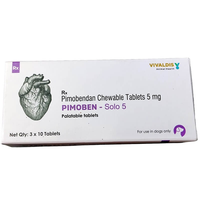 Pimoben (Pimobendan) Solo 5mg Tablet for Dogs 30 Tablets