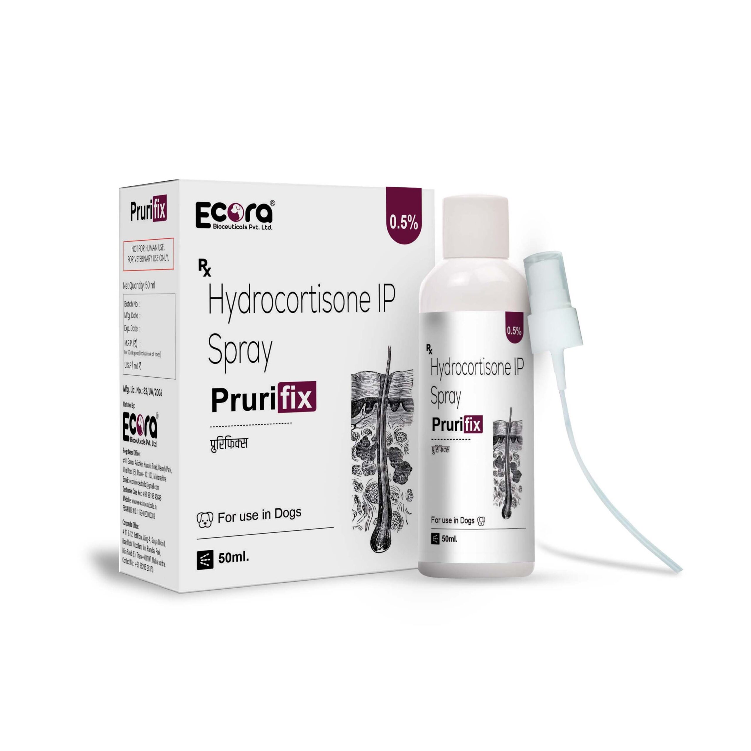 Prurifix Spray 50 Ml for Dogs