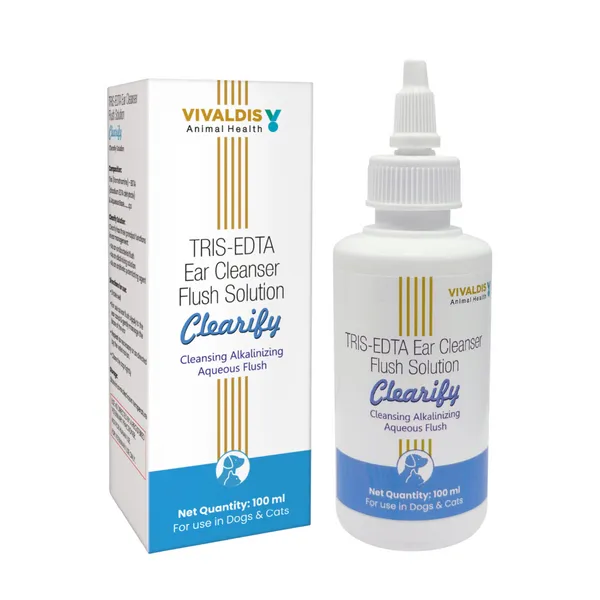 Clearify Ear Cleanser (Tris EDTA) for Dogs & Cats 100 Ml