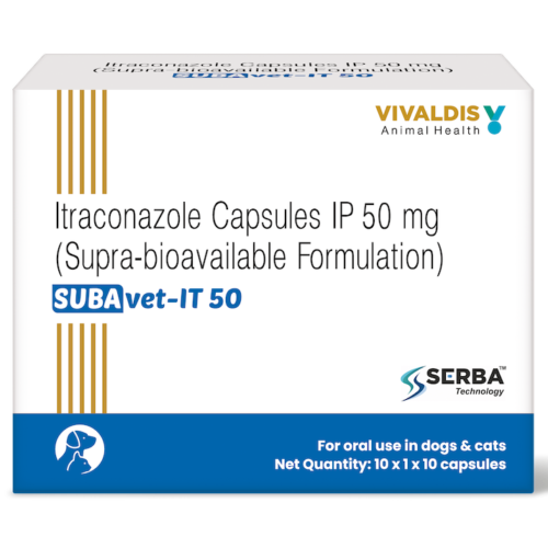 SUBAvet IT 50 (Itraconazole) for Dogs & Cats 10 Tablets