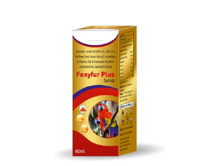 Foxyfur Plus Syrup for Pets 60 Ml