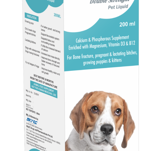 Sky Cal Pet DS Calcium Supplement for Dogs and Cats 200ml