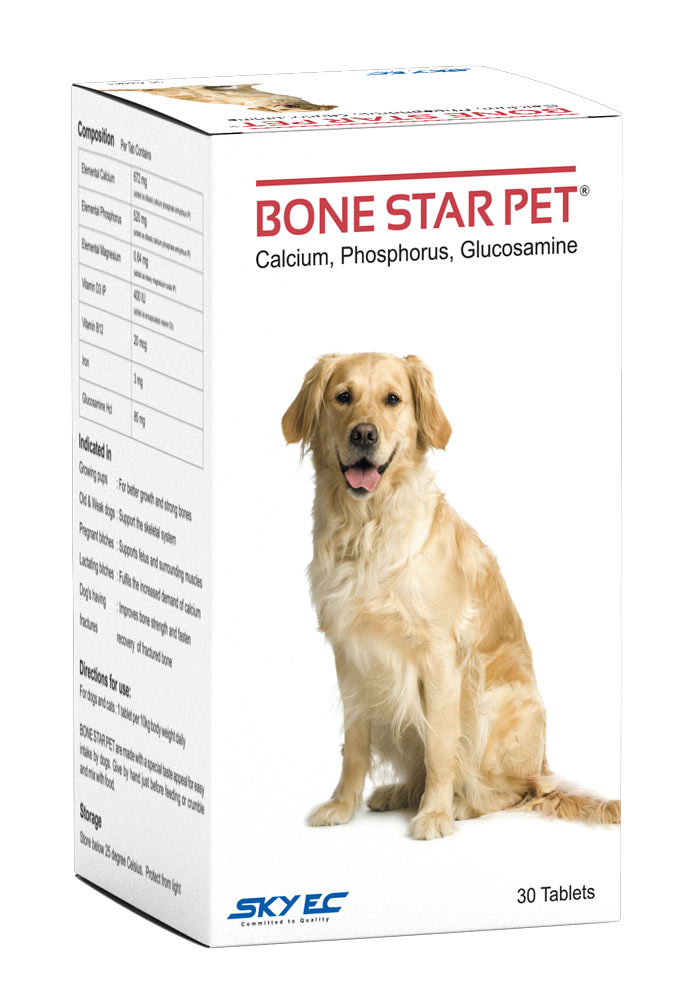 Bone Star Pet Tablets for Dogs 30 Tablets