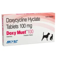 Doxy Must 100mg (Doxycycline Hyclate)Tablets for Dogs and Cats 10 Tablets