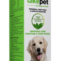 Herbatake Pet Liver Tonic Appetite Booster for Dogs and Cats 200 Ml