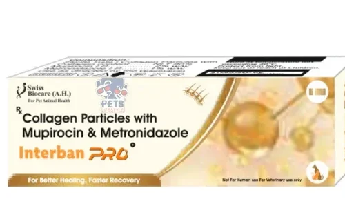 Interban Pro (Advanced Wound Healing Gel with Collagen, Mupirocin & Metronidazole) 5 Ml