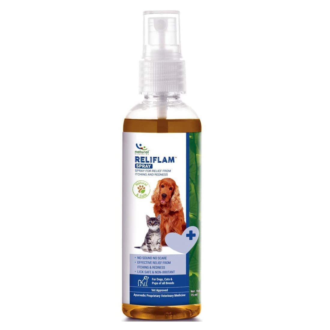 RELIFLAM SPRAY - Itch Relief Spray -For Dog & Cat 75 Ml