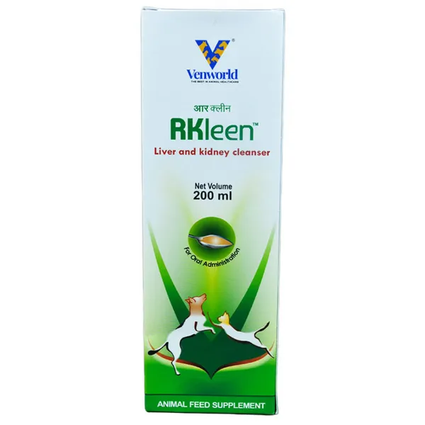 Venkys RKleen Syrup Liver & Kidney Support for Dogs & Cats 200ml