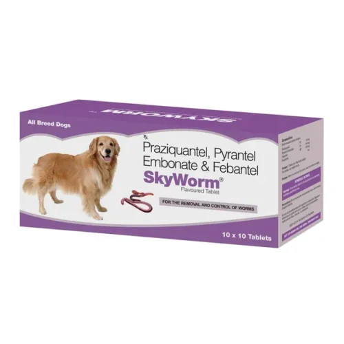 Skyworm Dog Deworming Tablet 10 Tablets