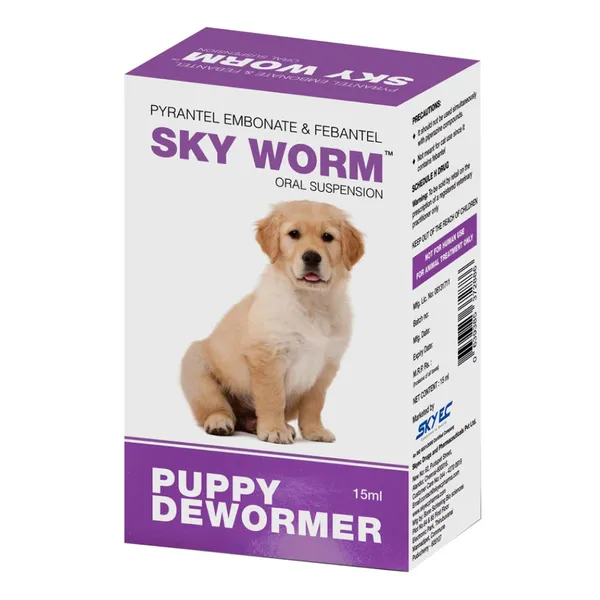 SkyWorm Puppy Deworming Suspension 15ml