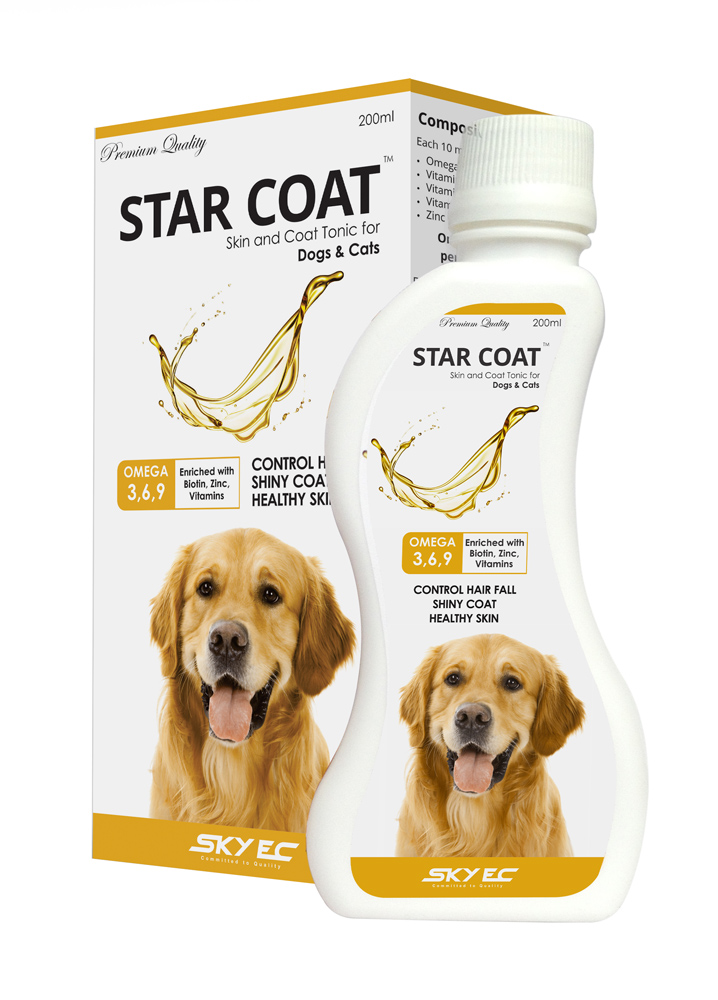 Star Coat Omega 3 + 6 Syrup for Dogs and Cats