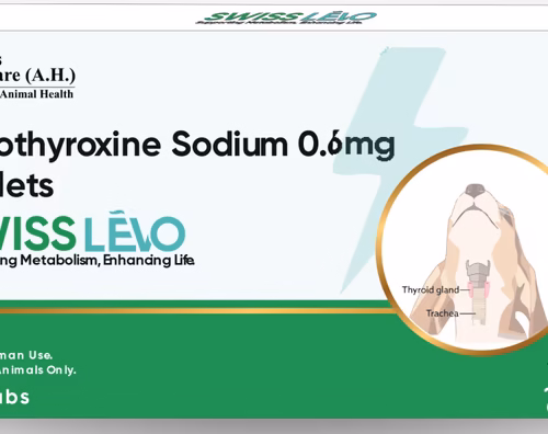 Swiss Levo 0.6 Mg Tablet for Dogs 30 Tablets