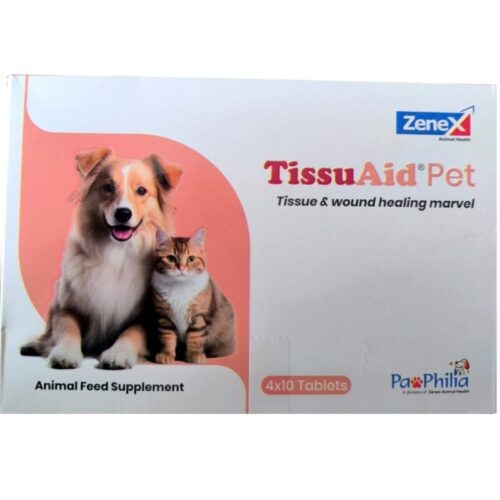 TissuAid Pet Tablet for Dogs & Cats 10 Tablets