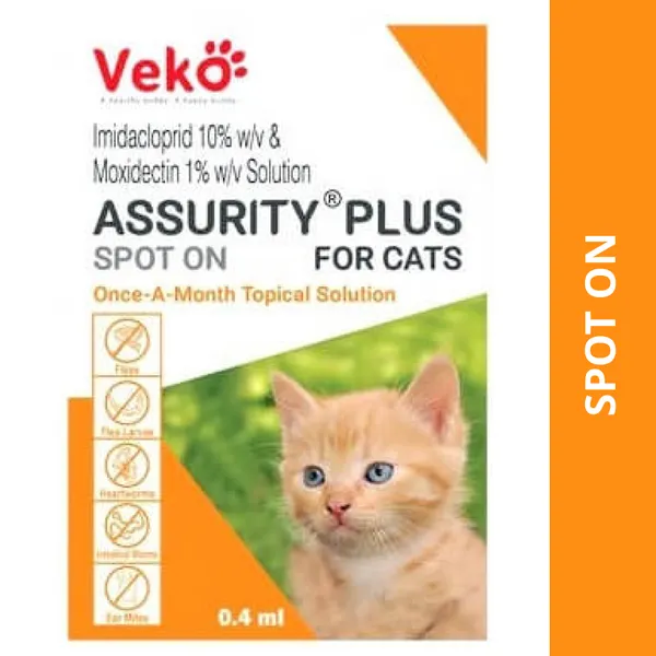 Assurity Plus Tick & Flea Spot On for Cats