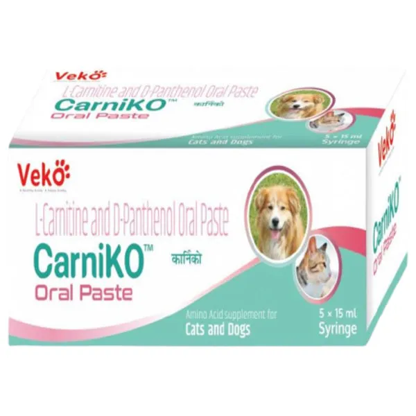 Carniko Oral Paste for Dogs and Cats 15 Ml(Pack of 5)