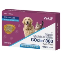 Goclin 300mg (Clindamycin) Tablet for Dogs and Cats 6 Tablets