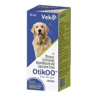 Otikoo (Ofloxacin) Ear Drops 15ml for Dogs