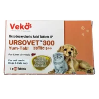 Ursovet 300 (Ursodeoxycholic) Tablets for Dogs and Cats 10 Tablets