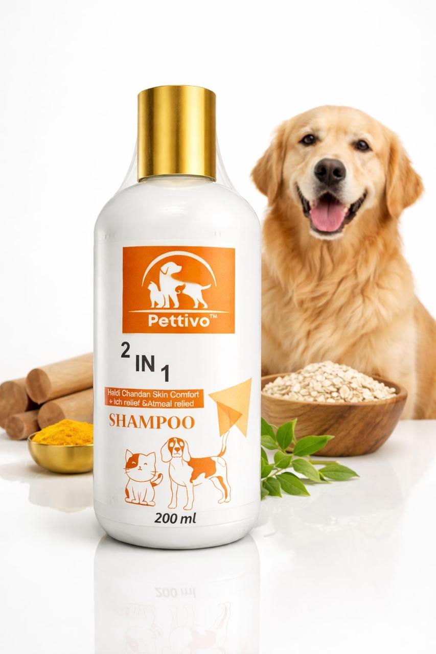 Pettivo 2 in 1 Shampoo 200 Ml