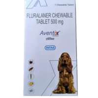 Aventix 500mg (Fluralaner) Chewable Tick & Flea Tablets for Dogs between 10 to 20kg