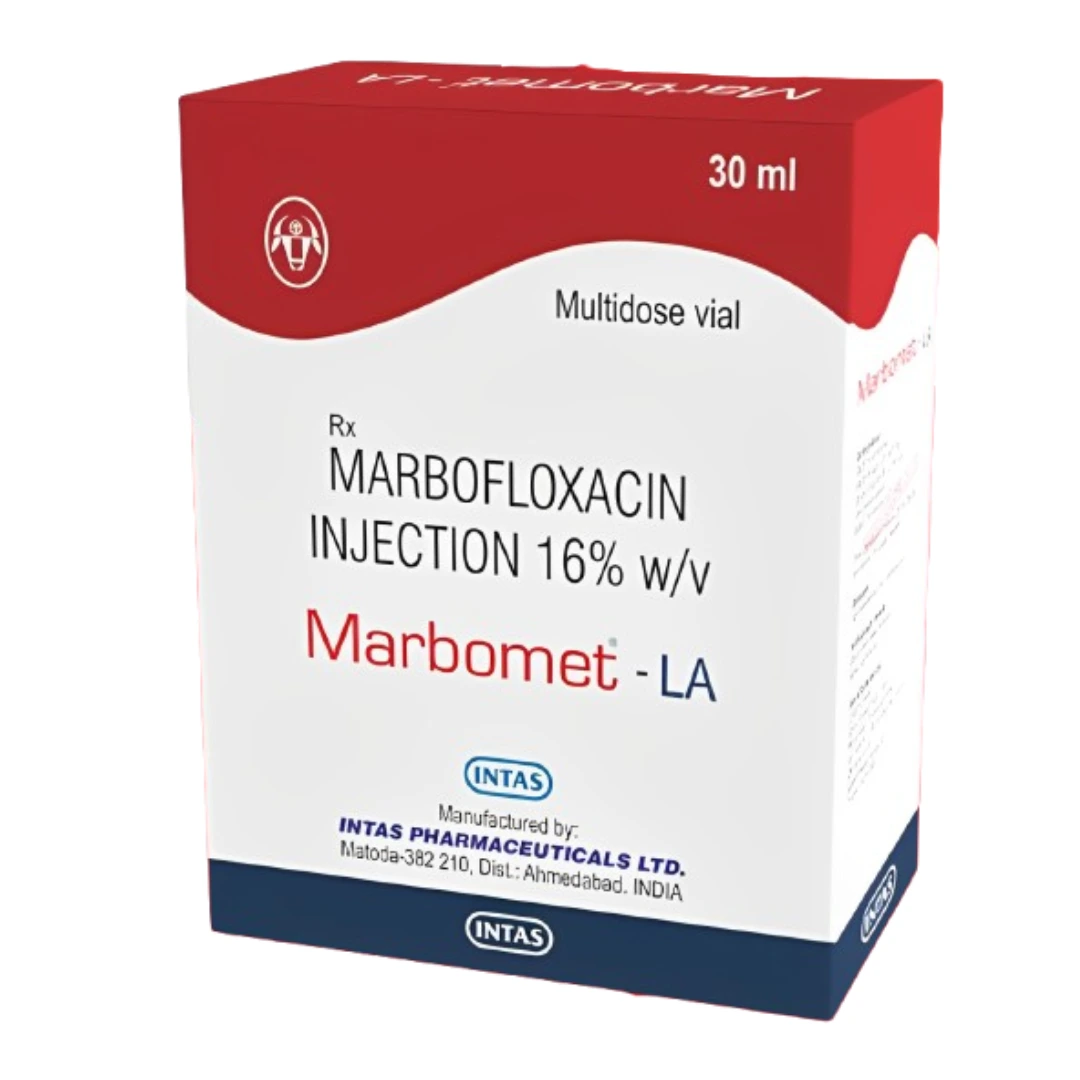 Marbomet LA(Marbofloxacin) Injection 30 Ml